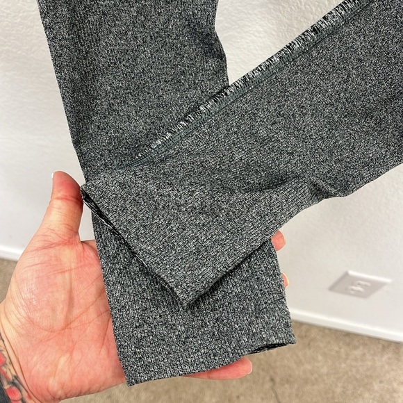 Athleta Exhale Heel Tight Stash‎ Pocket Heather Black Size Small - Picture 7 of 12